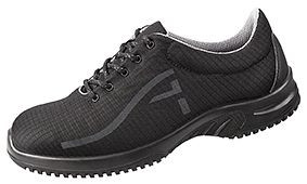 ABEBA Sicherheitsschuhe uni6 Halbschuh schwarz, S3, Ristbereich mit Schnürung, Atmungsaktives Textil, 1628-45