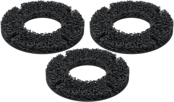 Hazet Ersatz-Schleifscheiben, Anzahl Werkzeuge: 3, für 4960 V-160/2 Klettverschluss für schnellen Schleifscheibenwechsel, 4960V-0160/3