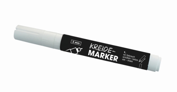 Schneider Kreidestift 2 mm, weiß, Schreibdicke: 2 mm, 198920