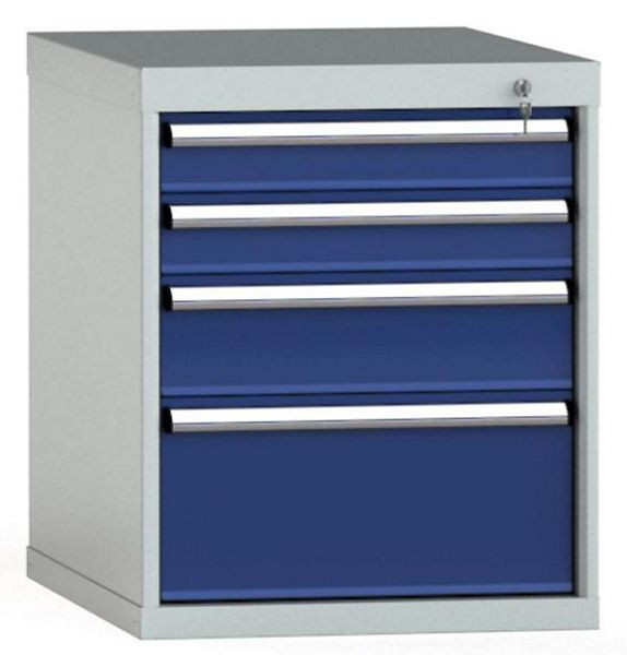 KLW Schubladenschrank 700 x 572 x 750 mm H x B x T, Einbaumaß: 600 mm, Einteilung: 27x36 Einheiten, EA / 100 kg, SEB0700-04EP-001