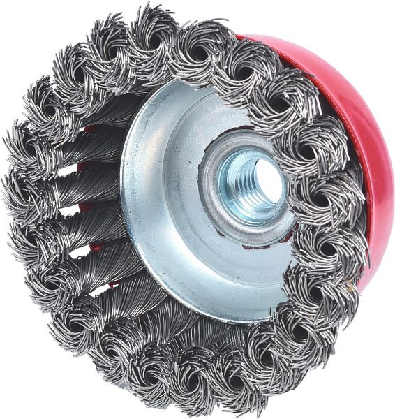 KS Tools Stahldrahttopfbürste 0,5mm, Durchmesser 90mm, 340.0024