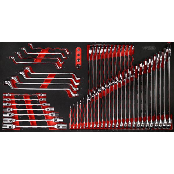 KS Tools PERFORMANCEplus Werkzeugsatz 57-teilig Schraubenschlüssel, 813.0057