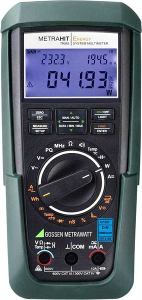 Gossen Metrawatt TRMS Leistungs-Multimeter und PQ Analysator mit 60 000 Digits METRAHIT ENERGY, M249A