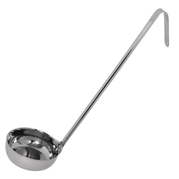 Vogue Schöpflöffel mit flachem Boden 17cl, Edelstahl, GG005