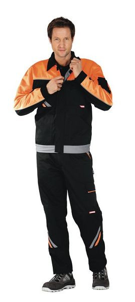 Planam Visline V1 Bundjacke, schwarz/orange/zink, Größe 24, 2411024