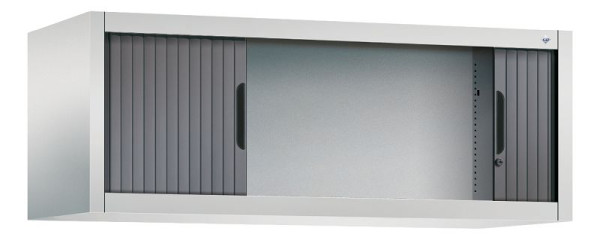 C+P Rollladenschrank Omnispace, H450xB1200xT420mm, Farbe: Grau/Schwarzgrau, Griffmulde, 3263-00 S10060