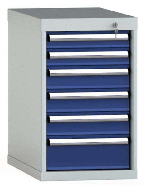 KLW Schubladenschrank 700 x 419 x 750 mm H x B x T, Einbaumaß: 600 mm, Einteilung: 18x36 Einheiten, EA / 100 kg, SDB0700-06EP-001