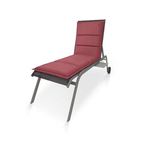 doppler Rollliege CITY ca. 195x60x6 cm, himbeer, uni, 5142184416