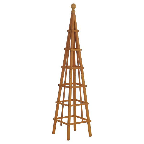 Mendler Rankgitter HWC-Q19, Pflanzgitter Klettergitter Rankhilfe Spalier Holz FSC®-zertifiziert 148x33x33cm, natur, 121084