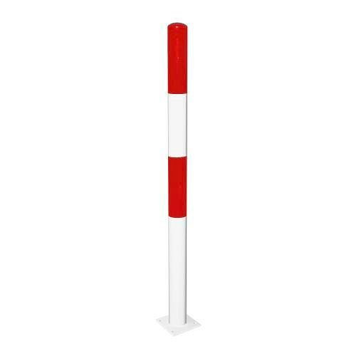 DENIOS Absperrpfosten zum Aufdübeln, Ø 60 mm, ohne Kettenösen, 236888
