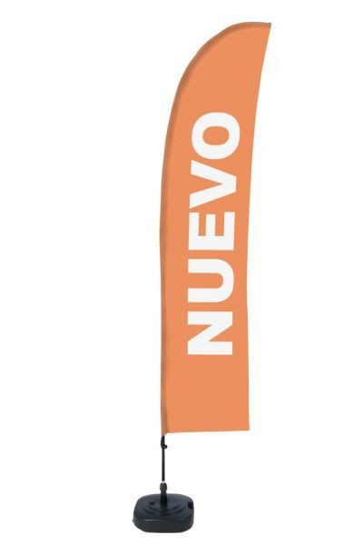 Showdown Displays Beach Flag Budget Wind Komplettset Neu Orange Spanisch, BFBL-WT21-17-I157
