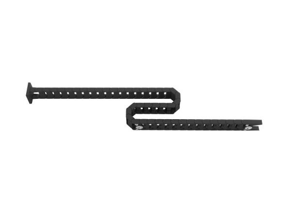 Hammerbacher Kabelkette vertikal, schwarz, für Tische 60-130 cm, VCKVL/D