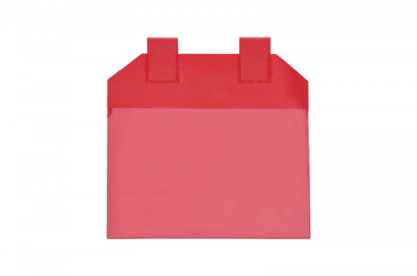 KROG Gitterboxtaschen mit Magnetverschluss, A5 quer rot, Öffnung: Längsseite, 5902071R