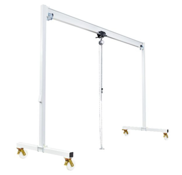 Vetter 1500kg, 4,0m, Fahrbarer Portalkran PA + Stirnradflaschenzug mit Handschiebefahrwerk, PA16-4,0-PL1500-HF