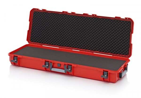 Auer Schutzkoffer Pro, Blutorange, mit 4 gleichschließenden Schlössern, Polster, CP S 12416 B1-2002