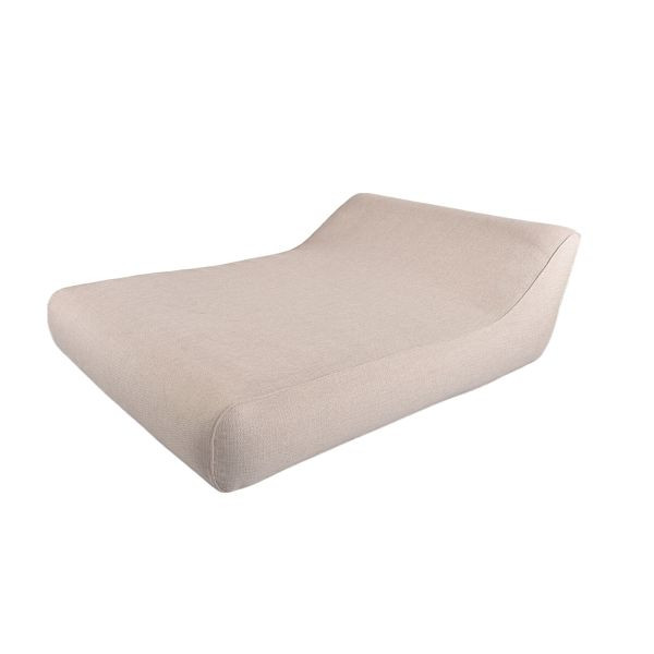 BEST Lounge Aufblasbare Doppel-Liege mit hoher Rückenlehne, Sand, 501691