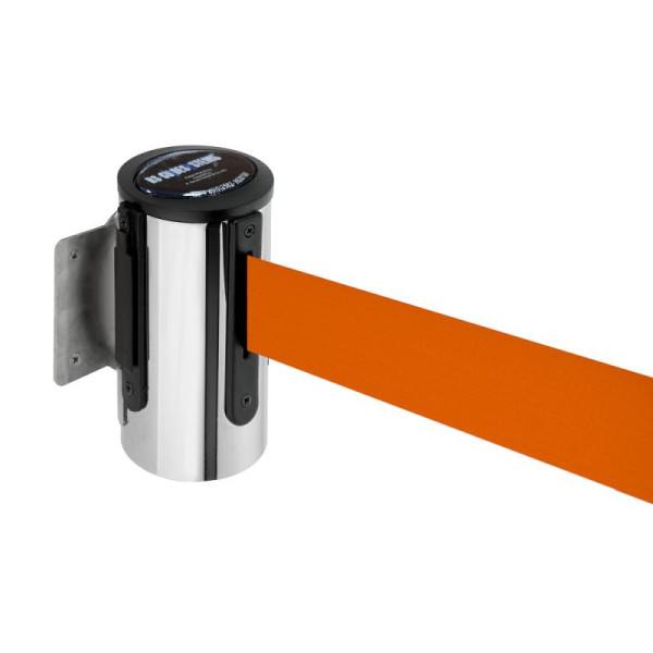 Stein HGS Wandgurtkassette -P-Line Future-, chrom, orange, mit Gurtendstück (Standard), 12850g-2202