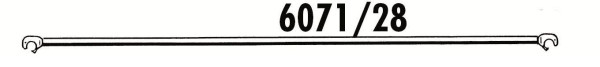 HYMER Verstrebung, Länge 2,95 m für Fahrgerüste SC 60 + SC 80, 607128, 4019502311190