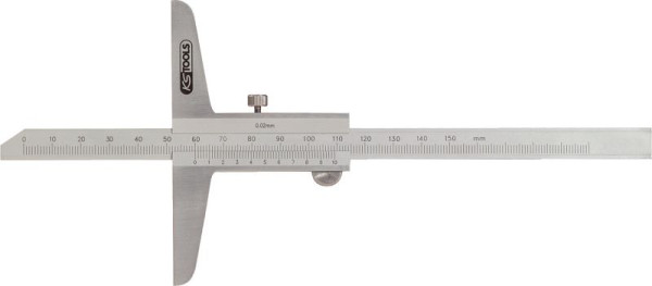 KS Tools Tiefenmessschieber, 0-300mm, Höhe125mm, 300.0574