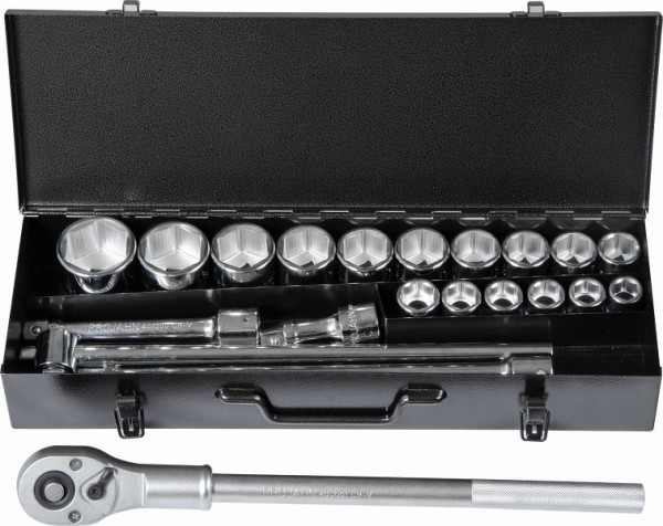 Projahn 3/4" professional Steckschlüssel-Koffer 21-teilig, 3903402