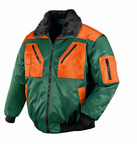 teXXor Piloten-Jacke OSLO, grün/orange, Größe: 5XL, 4178-5XL