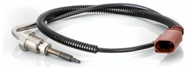 HELLA Sensor, Abgastemperatur, 2-polig, geschraubt, Kabel: 590mm, 6PT 014 494-781