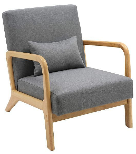 CLP Sessel Hibbing Stoff, hellgrau, 324355, 4255716324186