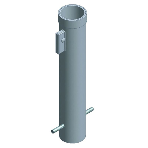 Stein HGS Bodenhülse mit Schnellverriegelung und Dichtungsring, 60 mm, 500 mm, bs00060