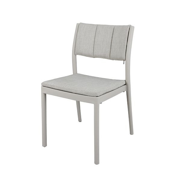 Feros Rocco Stapelbarer Sessel, Sand, 50,5 x 53,5 x 82,5 cm, 151592