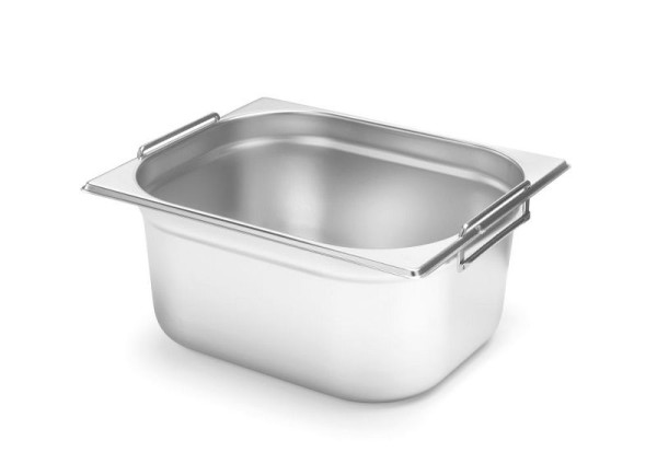 Hendi Gastronorm-Behälter Budget Line mit Griffen 1/2, LxBxH: 325x265x200 mm, 12,5 L, 817353