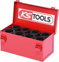 Produktbild von KS Tools 3/4" Sechskant-Kraft-Stecknuss-Satz, 8-teilig lang, 515.0510 KS Tools 3/4" Sechskant-Kraft-Stecknuss-Satz, 8-teilig lang, 515.0510