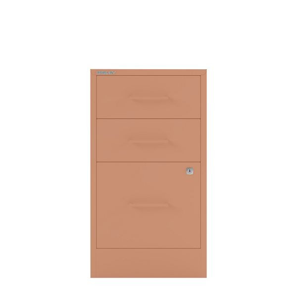 Bisley Home Filer, 2 Universal-, 1 HR-Schublade, Stahlgriff, 658 coral, PFA3SH658