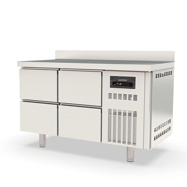 Vaiotec TOPLINE Tiefkühltisch 700 / 2-fach GN1/1 mit 4 Schubladen und Aufkantung, 10313