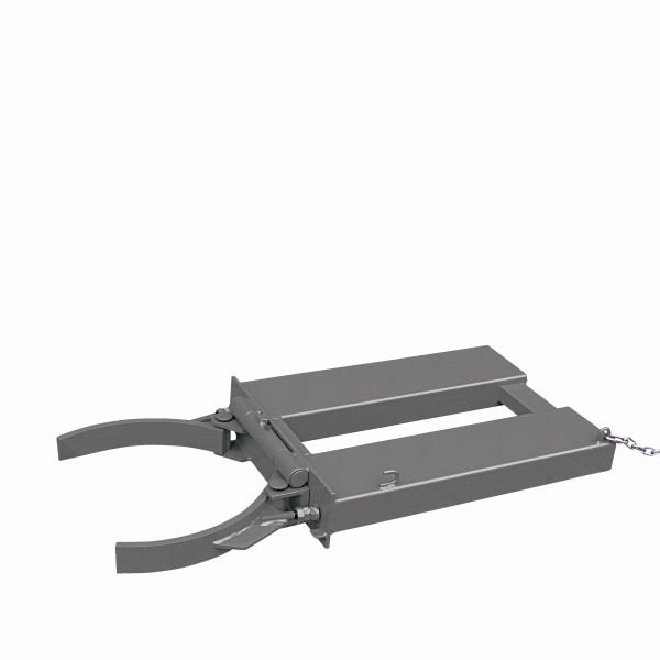 Eichinger Industrie Fassgreifer für 200 l Fässer mit Verriegelungsautomatik, 2 x Fässer, anthrazitgrau, 22160200000096