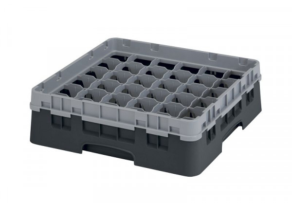 Cambro Spülkorb mit 36 Fächer Camrack® 9,2 cm Schwarz, 36S318110