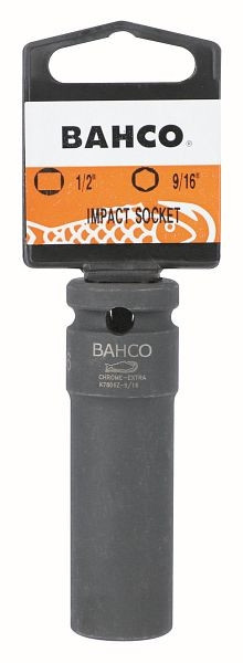 Bahco 1/2" Kraft-Steckschlüssel-Einsatz, 6kant, lang, SW 1 1/2", SB-Verpackung, SBK7806Z-1.1/2