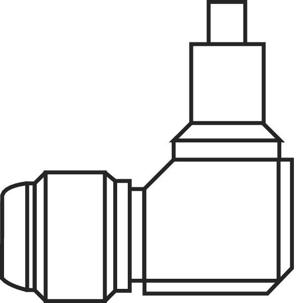 HELIOS PREISSER Winkelstück, 90°, für 0726..., 1,0 - 20,0 mm, 726130