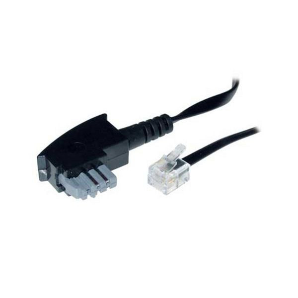 S-Conn TAE N-Stecker auf Western-Stecker 6/4, Philips und Panasonic, 15,0m, 70155