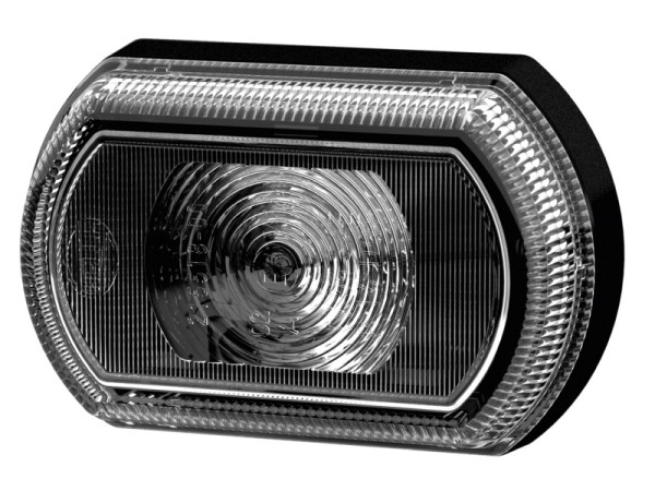 HELLA Positionsleuchte, Shapeline Tech, LED, 12/24V, schlank, Anbau grau, LED-Farbe: weiß, 250mm, vorne links/vorne rechts, 2PF 013 323-221