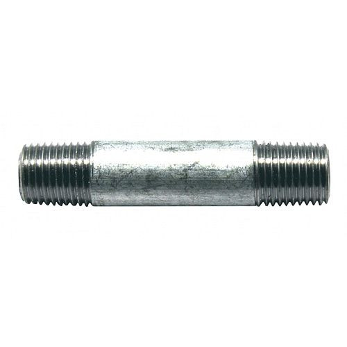 AEROTEC Verlängerung Rohrnippel 60 mm x G1/4 Zoll verzinkt, 50.1060.060-PS