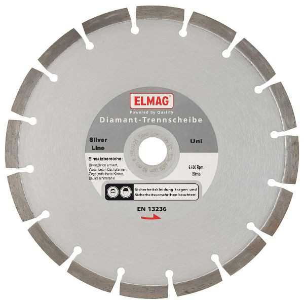 ELMAG Diamantscheibe 700 mm, SILVER LINE - UNI, Bohrung: 30,0 mm, 61559