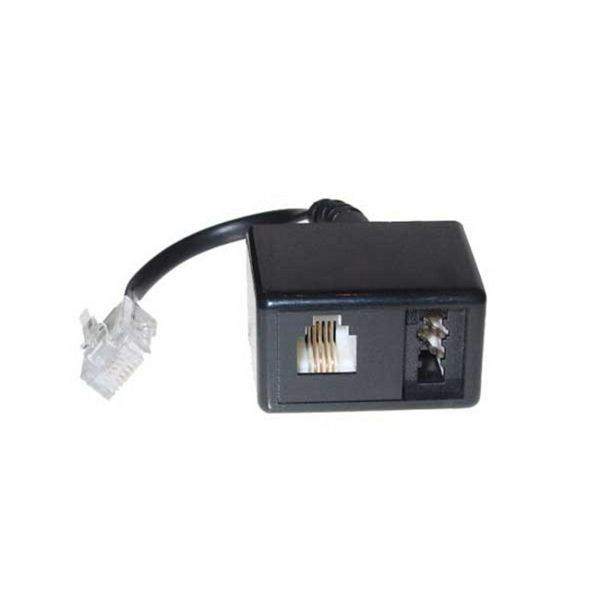 S-Conn Western-Stecker 8/4 auf TAE N-Kupplung und Western-Kupplung 6/4, 0,1m, 71270-8
