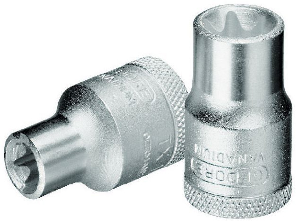 GEDORE Steckschlüsseleinsatz 1/2'', E12, für Außen-Torx Schrauben, 6147340