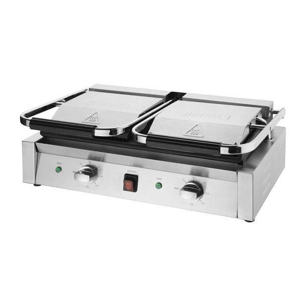 Buffalo Bistro doppelter Kontaktgrill glatt/glatt, CU605
