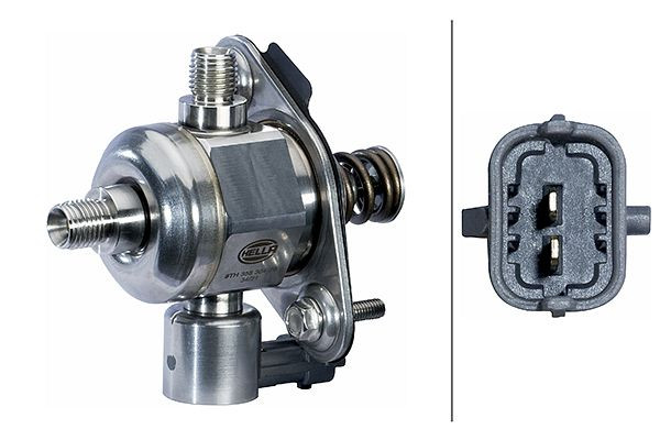 HELLA Hochdruckpumpe, mit Zubehör, mit Zubehör, mit Schelle/mit Dichtring, 8TH 358 304-281