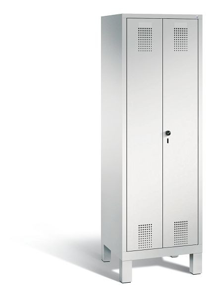 C+P Spind Evolo, 2 Abteile, H1850xB610xT500 mm, Grau, 48212-20B S10084