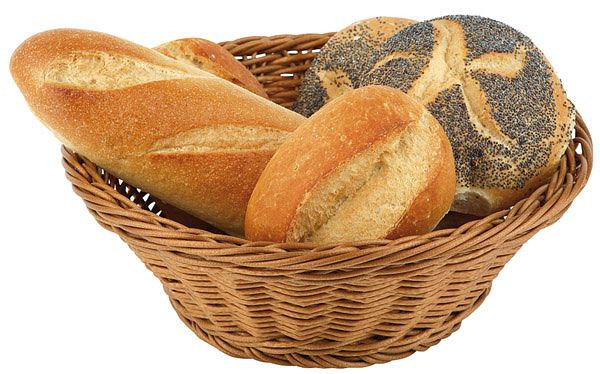 APS Tisch- und Buffetkorb, rund, Ø 25,5 cm, Höhe 8,5 cm, Polypropylen, hellbraun, -ECONOMIC-, 40192