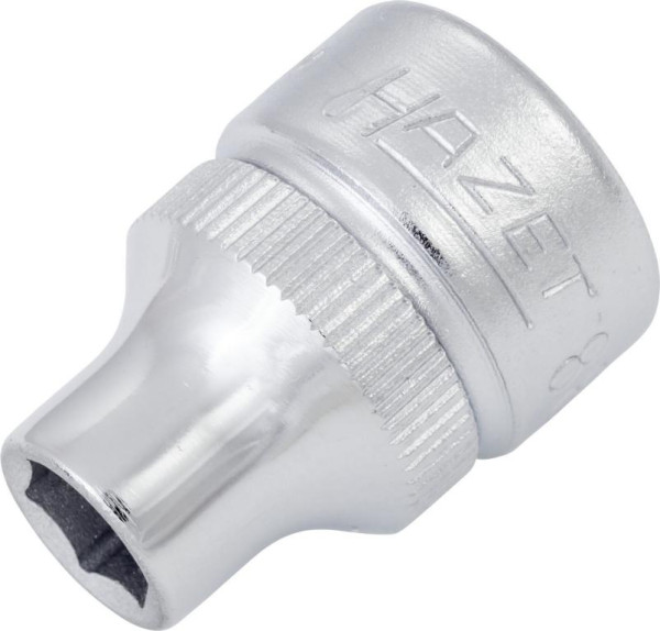 Hazet Steckschlüsseleinsatz, Doppelsechskant, Vierkant hohl 10 mm (3/8 Zoll), Außen-Doppel-Sechskant-Tractionsprofil, 1/4 ", 880A-1/4