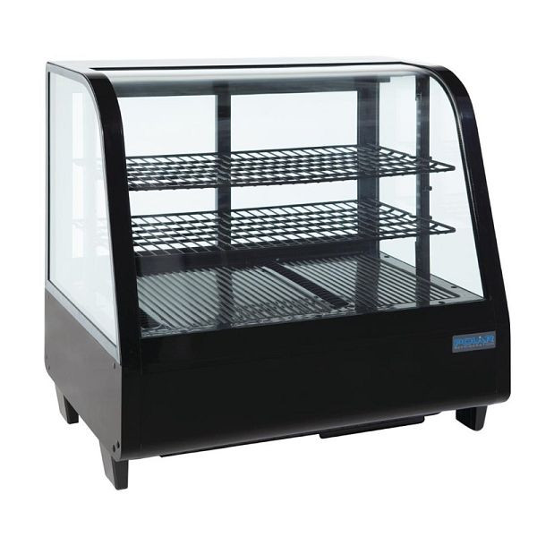 Polar Kühlvitrine schwarz 100L, CC611