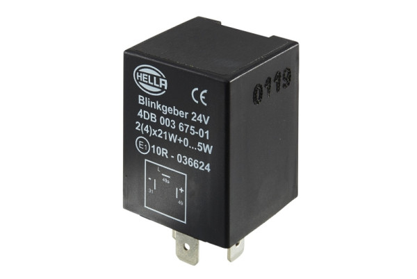 HELLA Blinkgeber, 24V, 3-polig, gesteckt, elektronisch, 4DB 003 675-011